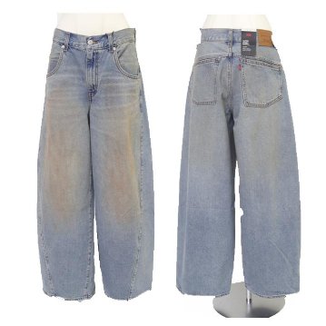 Lady Levi's  レディース リーバイス スーパーバギーバレル SUPER　BAGGY　BARREL 003NF-00 05)ライトインディゴ の画像
