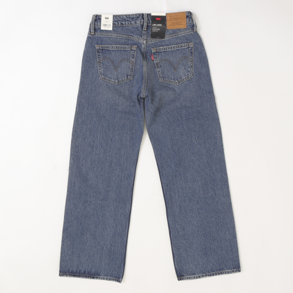 Lady Levi's  A5566-0028 LOW LOOSE ルーズ レディース ジーパン ジーンズ ライトインディゴ ローライズ ストレートシルエット の画像
