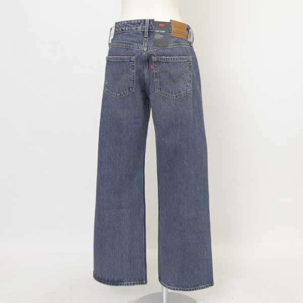 Lady Levi's  A5566-0028 LOW LOOSE ルーズ レディース ジーパン ジーンズ ライトインディゴ ローライズ ストレートシルエット の画像