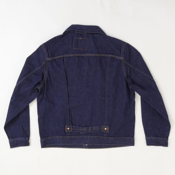 Levi's リーバイス TYPE I トラッカージャケット a3174-0030 セルビッチ デニムジャケット リラックスフィット ヴィンテージ風シルエット ダブルプリーツ  シンチバックの画像