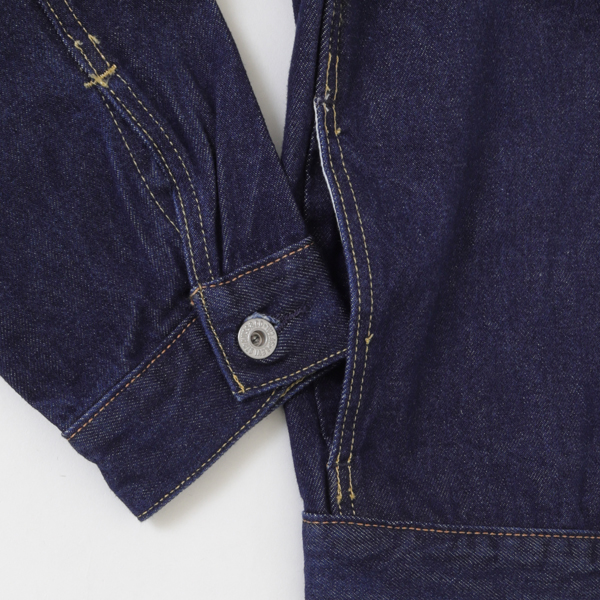 Levi's リーバイス TYPE I トラッカージャケット a3174-0030 セルビッチ デニムジャケット リラックスフィット ヴィンテージ風シルエット ダブルプリーツ  シンチバックの画像