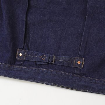 Levi's リーバイス TYPE I トラッカージャケット a3174-0030 セルビッチ デニムジャケット リラックスフィット ヴィンテージ風シルエット ダブルプリーツ  シンチバックの画像