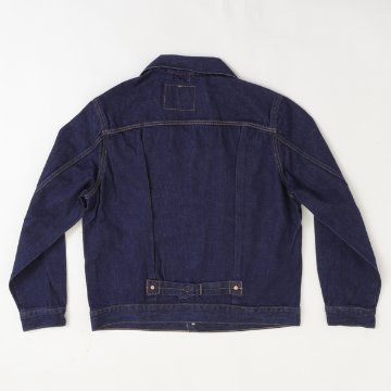 Levi's リーバイス TYPE I トラッカージャケット a3174-0030 セルビッチ デニムジャケット リラックスフィット ヴィンテージ風シルエット ダブルプリーツ  シンチバックの画像