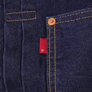 Levi's リーバイス TYPE I トラッカージャケット a3174-0030 セルビッチ デニムジャケット リラックスフィット ヴィンテージ風シルエット ダブルプリーツ  シンチバックの画像