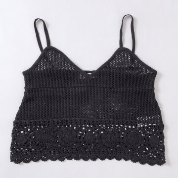 Something サムシング ST692 クロシェニット キャミソール レディース トップス の画像