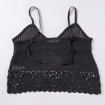 Something サムシング ST692 クロシェニット キャミソール レディース トップス の画像