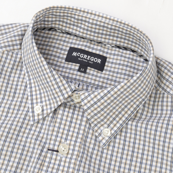 McGREGOR マクレガー EASY CARE　イージーケア ボタンダウンシャツ 111176101 シャツ メンズ 紳士 春服 ストライプ柄の画像