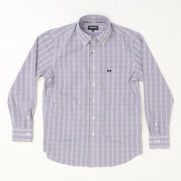 McGREGOR マクレガー EASY CARE　イージーケア ボタンダウンシャツ 111176101 シャツ メンズ 紳士 春服 ストライプ柄の画像