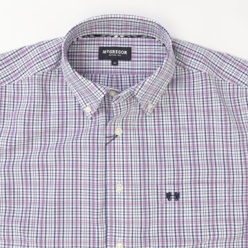 McGREGOR マクレガー EASY CARE　イージーケア ボタンダウンシャツ 111176101 シャツ メンズ 紳士 春服 ストライプ柄の画像