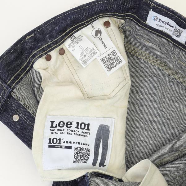 Lee 101 Anniversary Cowboy 101B LM1023 -100)Indigo blue Selvedge　Denim セルヴィチデニム　カーボーイパンツ　ボタンフライの画像