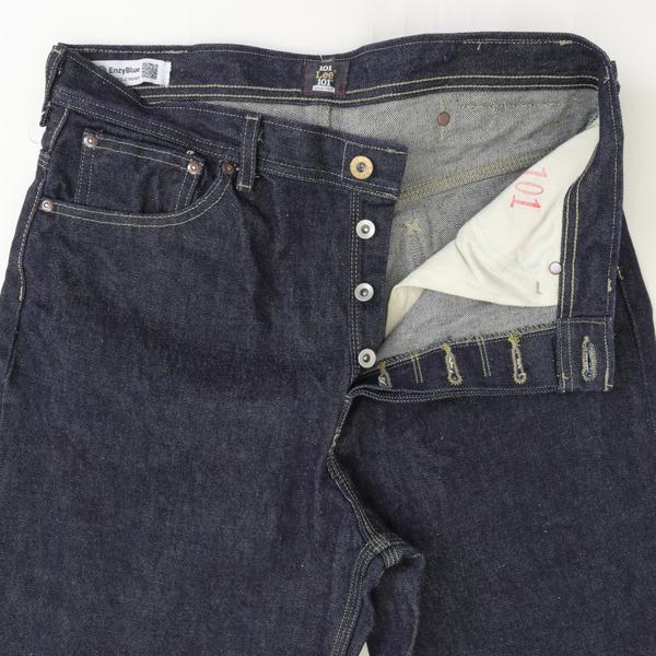 Lee 101 Anniversary Cowboy 101B LM1023 -100)Indigo blue Selvedge　Denim セルヴィチデニム　カーボーイパンツ　ボタンフライの画像