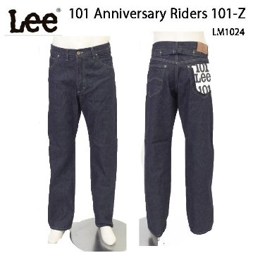 Lee 101 Anniversary Riders 101-Z ジッパーフライ LM1024 -100)Indigo  Selvedge　Denim セルヴィチデニム　ライダーズ ジップフライの画像