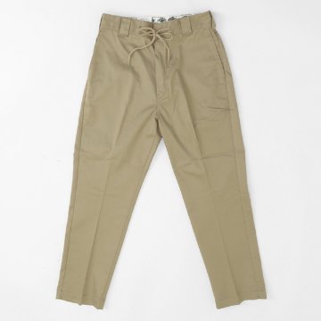 Dickies ディッキーズ DB2019 TUCK FRONT WORK PANT RELAXED FIT TCストレッチ ウエストイージー クロップド パンツの画像