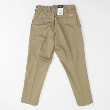 Dickies ディッキーズ DB2019 TUCK FRONT WORK PANT RELAXED FIT TCストレッチ ウエストイージー クロップド パンツの画像