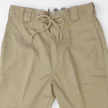 Dickies ディッキーズ DB2019 TUCK FRONT WORK PANT RELAXED FIT TCストレッチ ウエストイージー クロップド パンツの画像