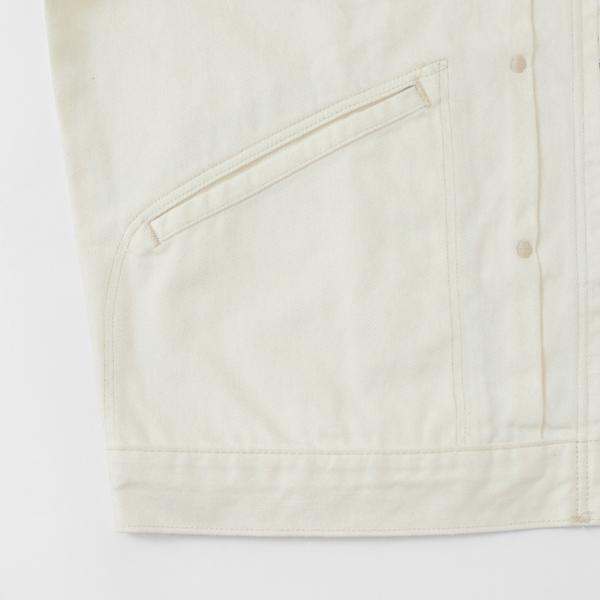 ラングラー Ｗrangler WM4024 318)ホワイト ジップフル オープン ジャケット レギュラーフィット Gジャン デニムジャケット の画像