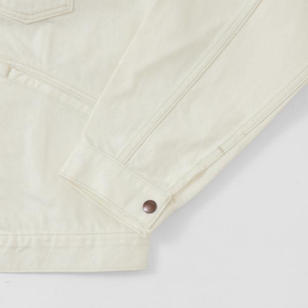 ラングラー Ｗrangler WM4024 318)ホワイト ジップフル オープン ジャケット レギュラーフィット Gジャン デニムジャケット の画像