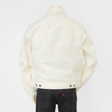 ラングラー Ｗrangler WM4024 318)ホワイト ジップフル オープン ジャケット レギュラーフィット Gジャン デニムジャケット の画像