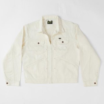 ラングラー Ｗrangler WM4024 318)ホワイト ジップフル オープン ジャケット レギュラーフィット Gジャン デニムジャケット の画像