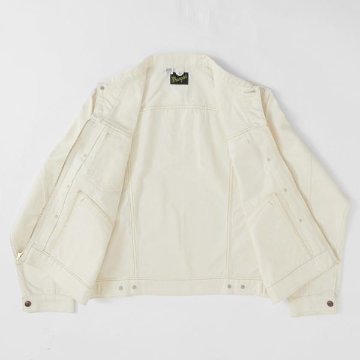ラングラー Ｗrangler WM4024 318)ホワイト ジップフル オープン ジャケット レギュラーフィット Gジャン デニムジャケット の画像