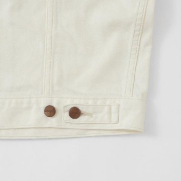 ラングラー Ｗrangler WM4024 318)ホワイト ジップフル オープン ジャケット レギュラーフィット Gジャン デニムジャケット の画像