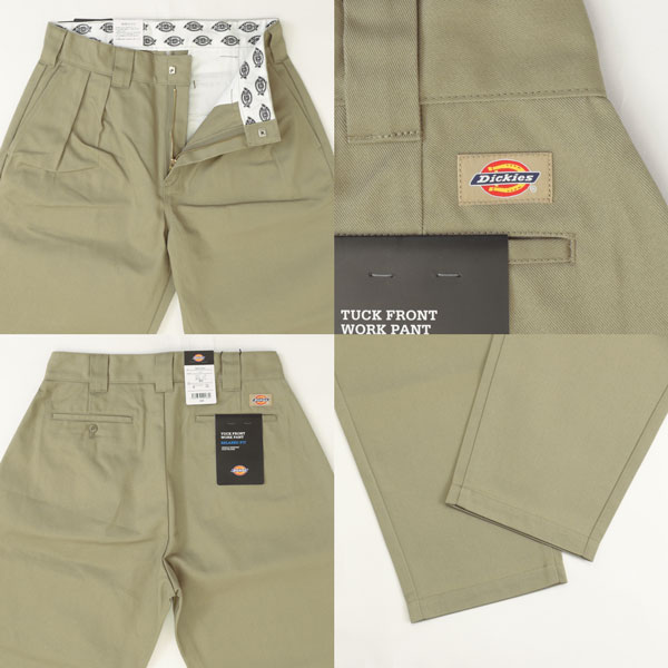 Dickies ディッキーズ DB2018 2タック ワークパンツ メンズ パンツ ストリートスタイル ゆったり 太め ワイドの画像