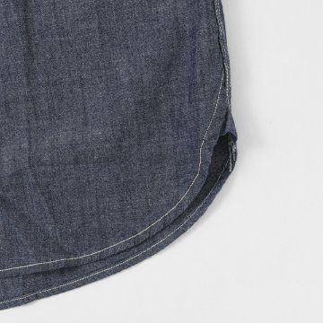 edwin エドウィン ET2156 ワークデニムシャツ メンズ トップス 半袖 シャツ アメカジ の画像