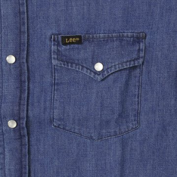 Lee リー LM7234 デニムウエスタンシャツ トップス メンズ 長袖 の画像