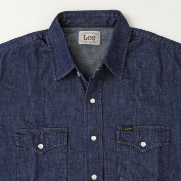 Lee リー LM7234 デニムウエスタンシャツ トップス メンズ 長袖 の画像