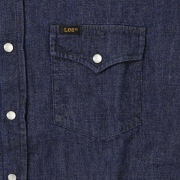 Lee リー LM7234 デニムウエスタンシャツ トップス メンズ 長袖 の画像