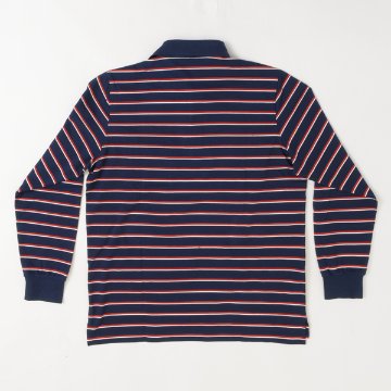McGREGOR マクレガー 111616106 長袖 ボーダー ポロ メンズ トップスの画像