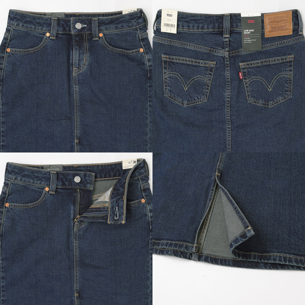 LADY LEVI'S 003Z6-0000 LOW MIDI SKIRT  レディース スカート の画像