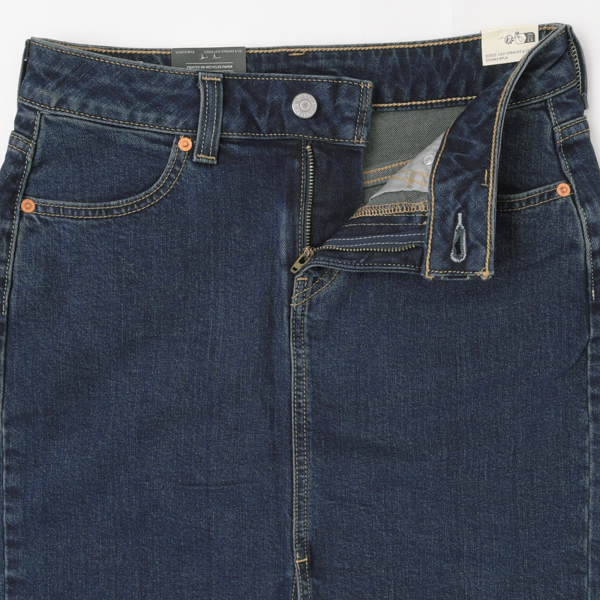 LADY LEVI'S 003Z6-0000 LOW MIDI SKIRT  レディース スカート の画像