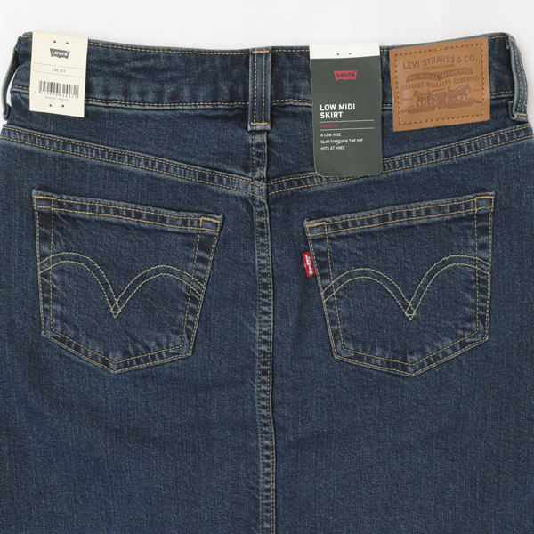 LADY LEVI'S 003Z6-0000 LOW MIDI SKIRT  レディース スカート の画像