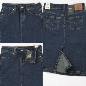 LADY LEVI'S 003Z6-0000 LOW MIDI SKIRT  レディース スカート の画像