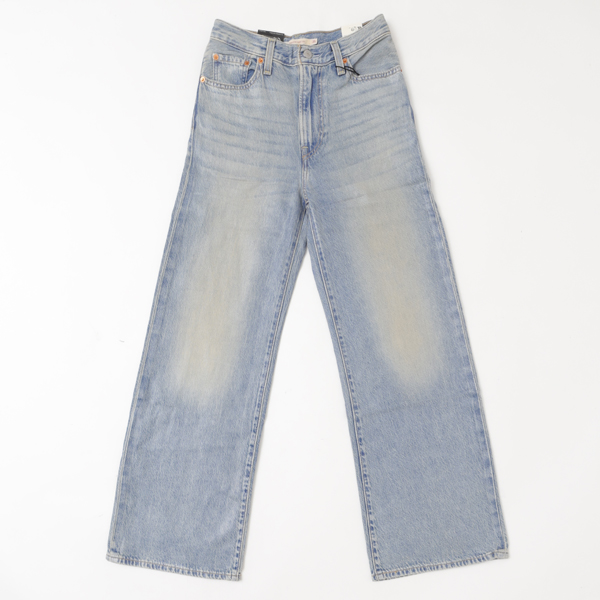 Lady Levi's A6081-0069 RIBCAGE WIDE LEG レディース リーバイス ジーパン ジーンズ ワイド パンツの画像