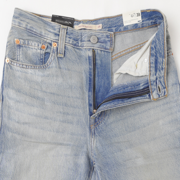 Lady Levi's A6081-0069 RIBCAGE WIDE LEG レディース リーバイス ジーパン ジーンズ ワイド パンツの画像