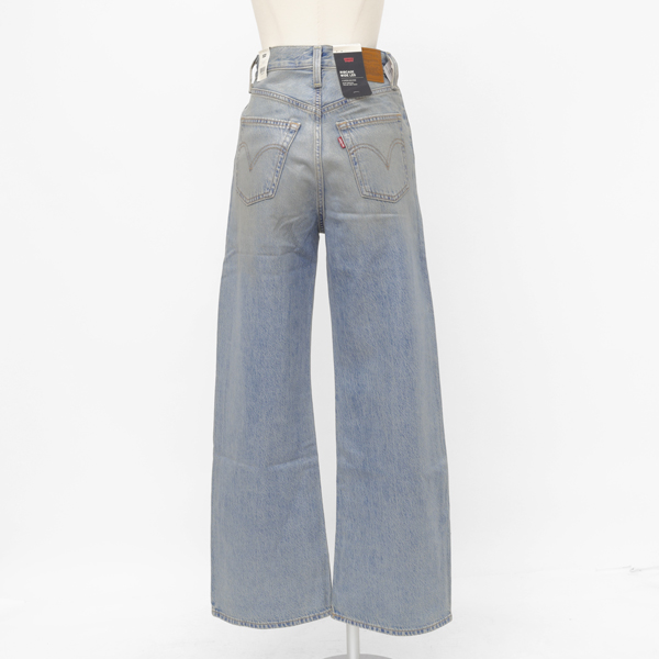 Lady Levi's A6081-0069 RIBCAGE WIDE LEG レディース リーバイス ジーパン ジーンズ ワイド パンツの画像
