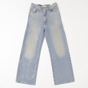 Lady Levi's A6081-0069 RIBCAGE WIDE LEG レディース リーバイス ジーパン ジーンズ ワイド パンツの画像