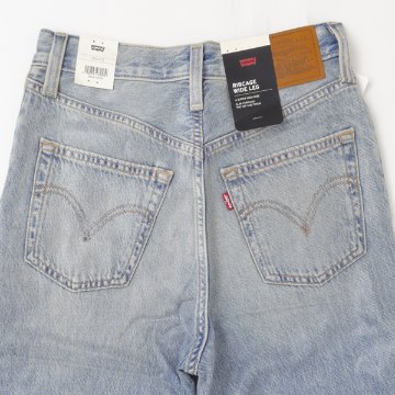 Lady Levi's A6081-0069 RIBCAGE WIDE LEG レディース リーバイス ジーパン ジーンズ ワイド パンツの画像
