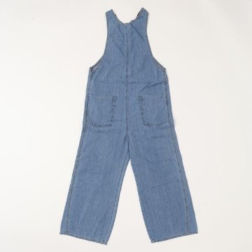 Something サムシング オールインワン SN899  2600）One wash　S,M ワイド デニム パンツ レディースの画像