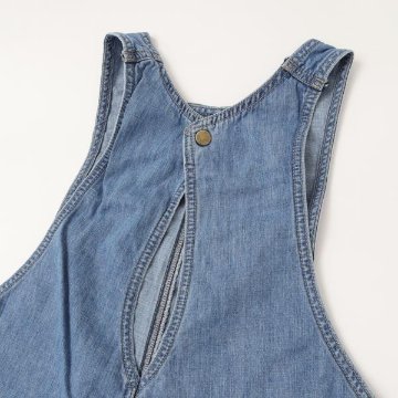 Something サムシング オールインワン SN899  2600）One wash　S,M ワイド デニム パンツ レディースの画像