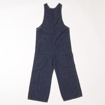 Something サムシング オールインワン SN899  2600）One wash　S,M ワイド デニム パンツ レディースの画像
