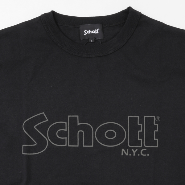 Schott ショット 782-5934003  ベーシック ロゴ 半袖 Tシャツ メンズ トップス の画像