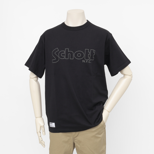Schott ショット 782-5934003  ベーシック ロゴ 半袖 Tシャツ メンズ トップス の画像