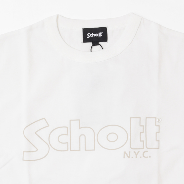 Schott ショット 782-5934003  ベーシック ロゴ 半袖 Tシャツ メンズ トップス の画像