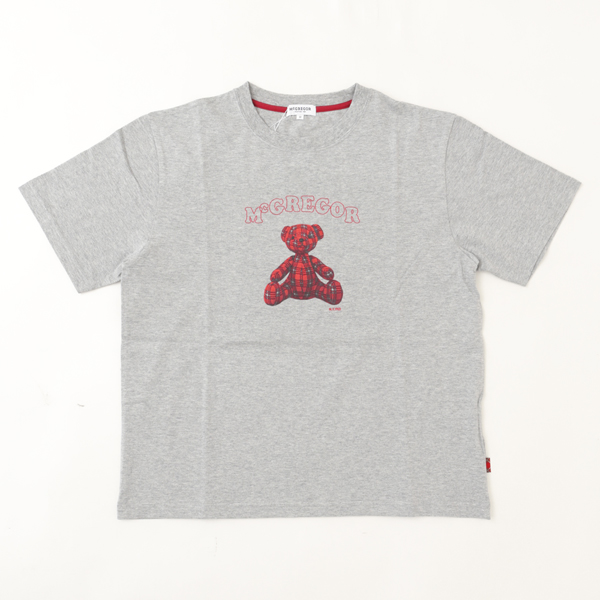 McGREGOR WOMENS 311725701 マクレガー レディース 半袖 夏 カジュアル Tシャツ マックベア プリントTの画像