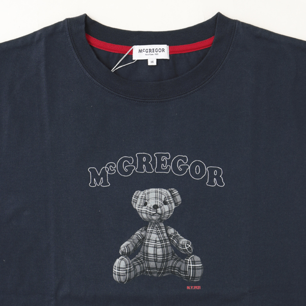 McGREGOR WOMENS 311725701 マクレガー レディース 半袖 夏 カジュアル Tシャツ マックベア プリントTの画像
