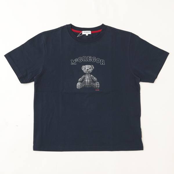 McGREGOR WOMENS 311725701 マクレガー レディース 半袖 夏 カジュアル Tシャツ マックベア プリントTの画像