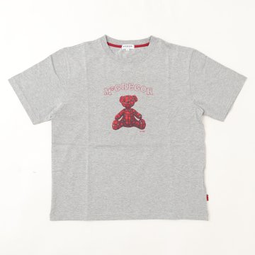 McGREGOR WOMENS 311725701 マクレガー レディース 半袖 夏 カジュアル Tシャツ マックベア プリントTの画像